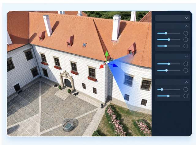 Octave Coda Designer 3D-interface met sensordekking simulatie